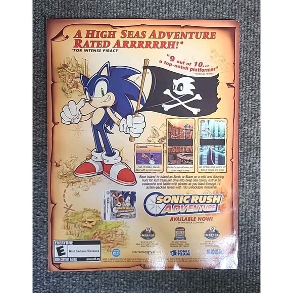 Nintendo Power Magazine V222 Super Smash Bros. Brawl Advance Wars Galaxy Poster - Picture 2 of 8